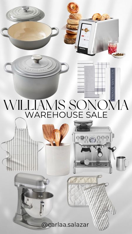 Williams-Sonoma WAREHOUSE SALE, up to 70% off, Get it today! Everything you need for an stylist kitchen.
Coffee maker, le creuset, kitchen needs.

#LTKhome #LTKsalealert #LTKSeasonal
