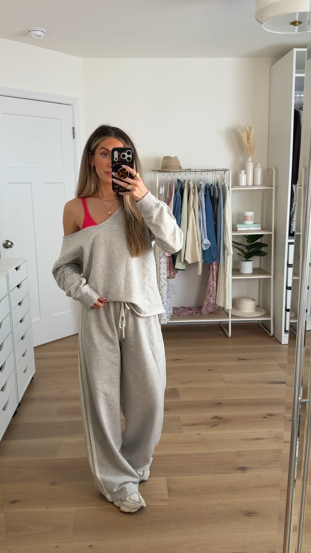 Target matching lounge wear set — comes in three colors! I’d say the top runs oversized — I’m wearing a small. Size xs in the wide leg sweatpants and I’m 5’2! 

#LTKootd #LTKPetite #LTKActive