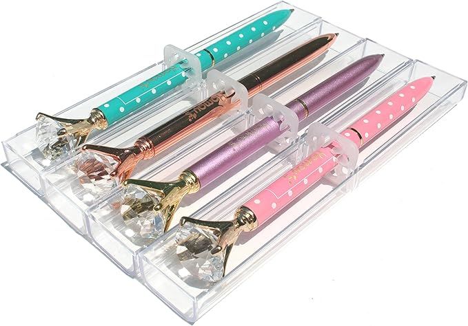 Kamay's Ballpoint Pen With Big Crystal Diamond On The Top Funky Design Modern Quality Metal For L... | Amazon (CA)