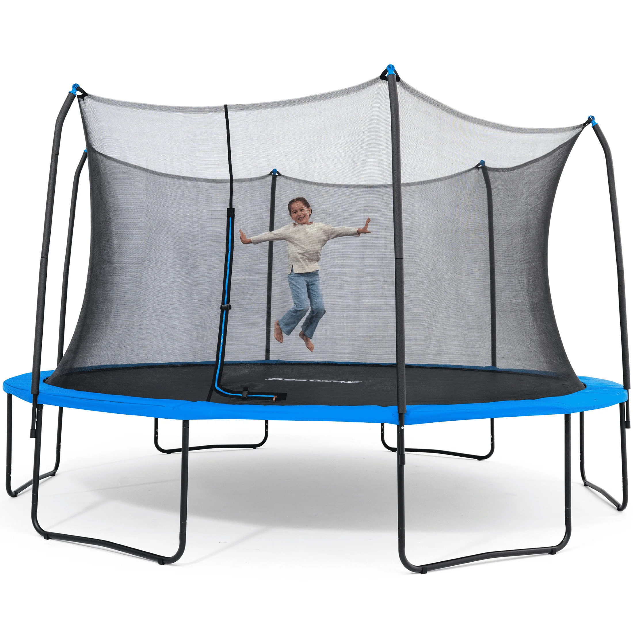 Bestway Xtreme Air 15 ft Trampoline for Kids & Adults, No-Gap Enclosure, Foam-Padded Poles - Walm... | Walmart (US)
