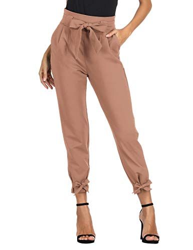 GRACE KARIN Womens Casual High Waist Pencil Pants with Bow-Knot Pockets for Work | Amazon (US)