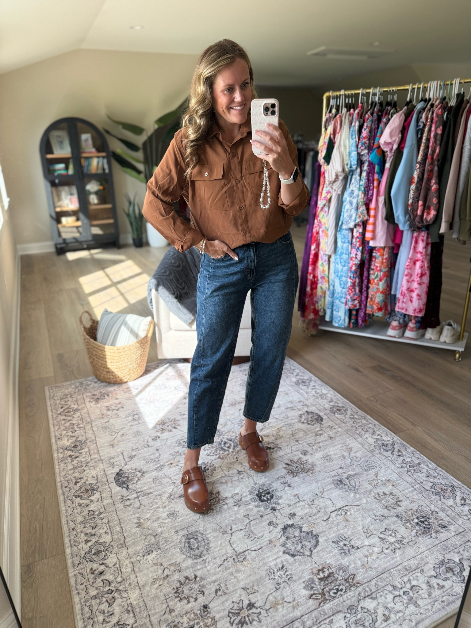 Top TTS, denim size down 1-2 sizes. Wearing 6, reg 10. 

Walmart 
Walmart New Arrivals 
Fall outfits 
Fall new arrivals 
Sweater 
Barrel jeans