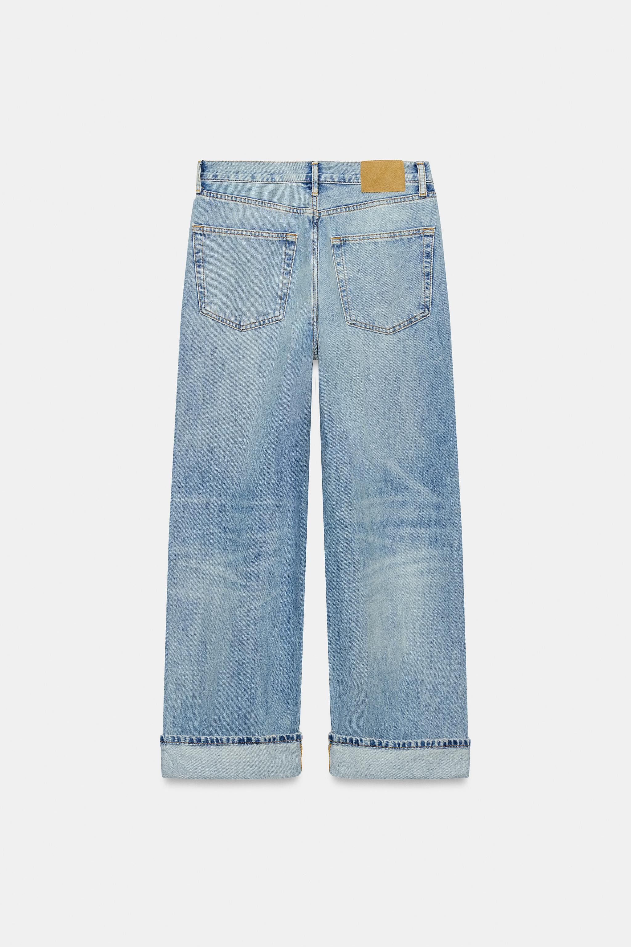 ZW COLLECTION MID-RISE BAGGY JEANS | Zara US