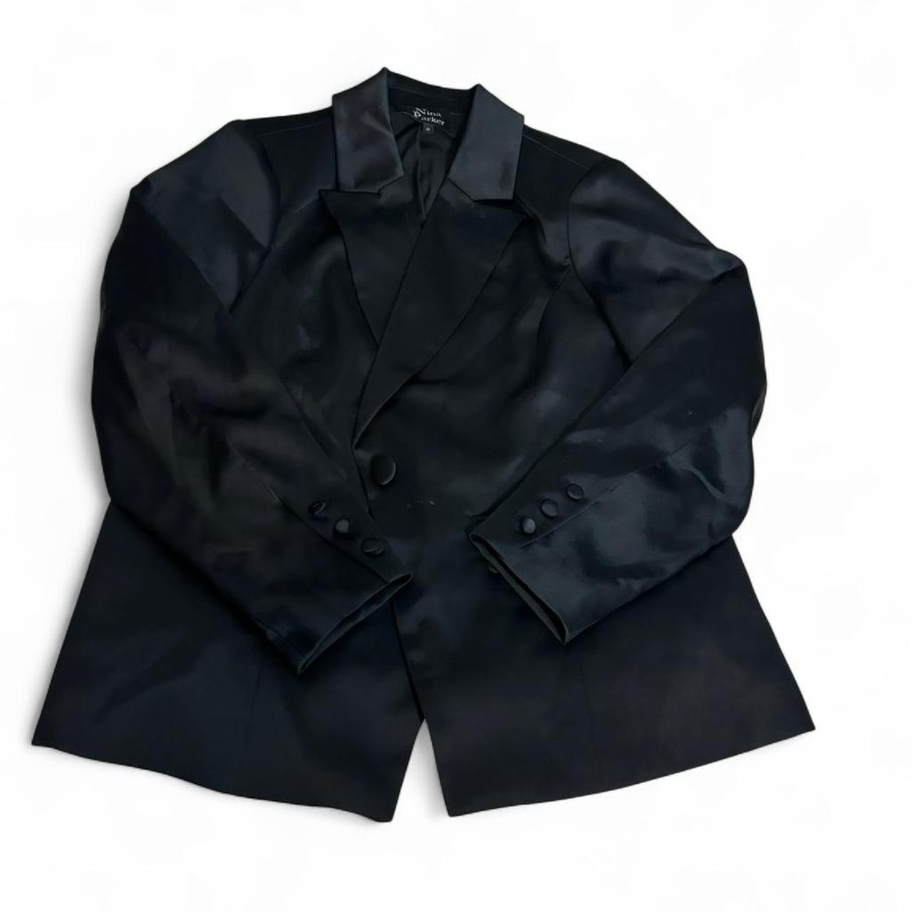 Nina Parker Women's Blazer Jacket - Black - XL | Depop US
