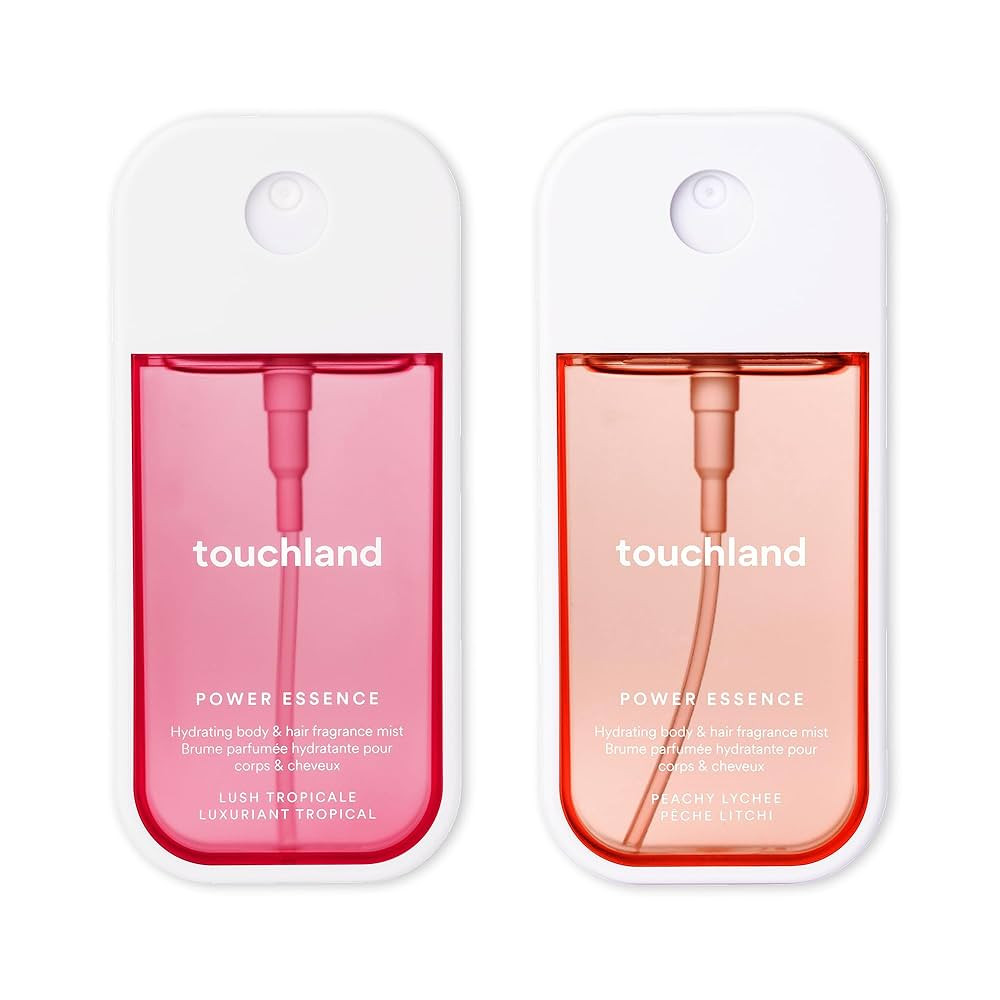 Amazon.com : Touchland Power Essence Hydrating Body & Hair Fragrance, ISLAND BLOOM DUO (Lush Trop... | Amazon (US)