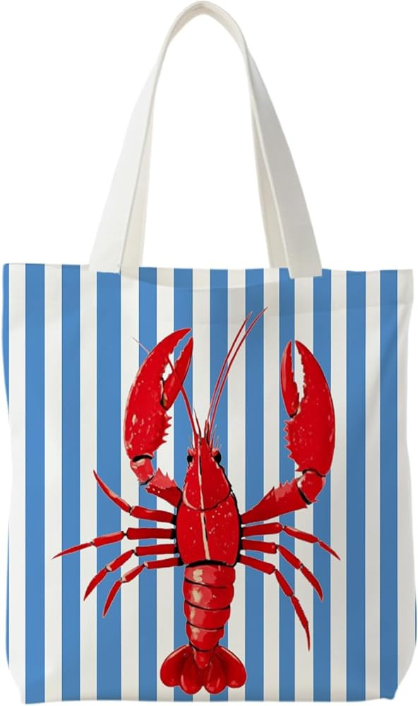 NATSUNO Canned Sardines Tote Bag,Fish Gifts for Women,Western Tote Bags for Women,Reusable Grocer... | Amazon (US)