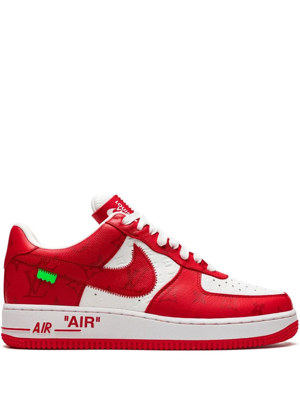 x Louis Vuitton Air Force 1 Low "Virgil Abloh - White/Red" sneakers | Farfetch Global