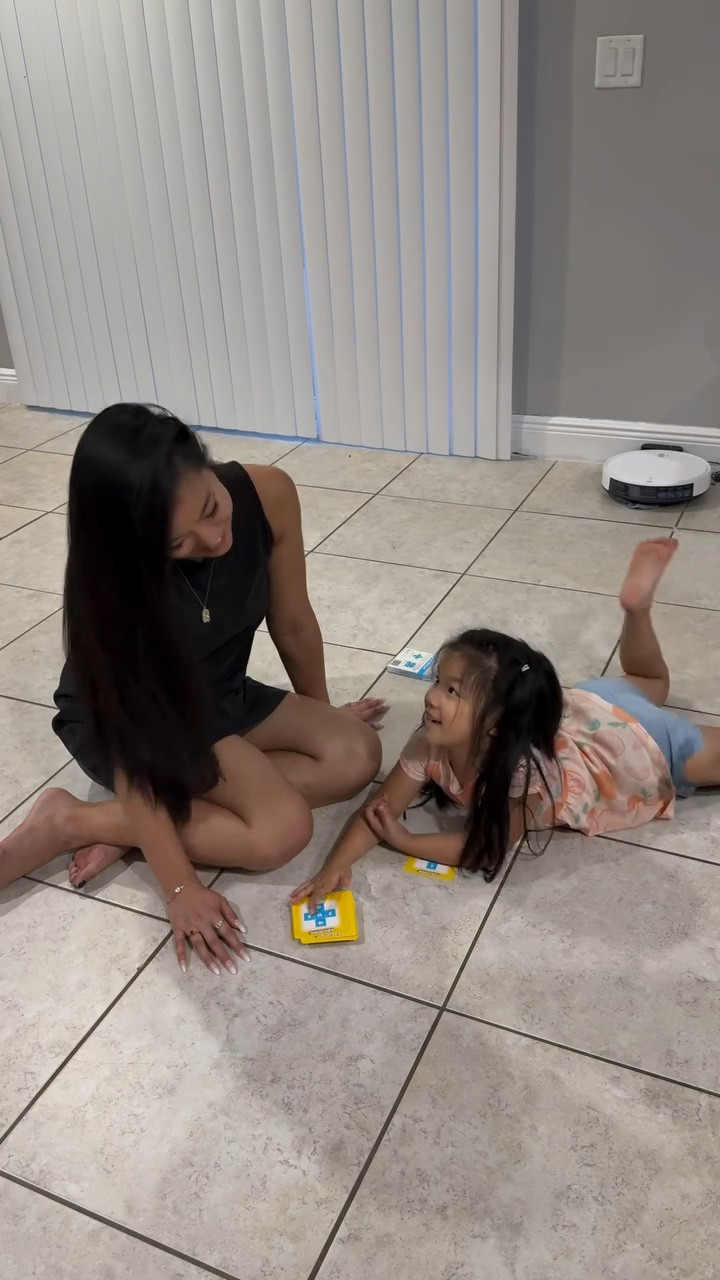 She literally ran in asking to play this! 🥹

She ended up solving it faster than me... then celebrating her win like this at this end! 🏆🤣

This is my favorite way to homeschool at her age: learning through play!

homeschool fun, kids learning, math game, educational games, kakooma plus, family game, learning through play, mom life, kids activities, math confidence, fun learning, tiktok shop finds, greg tang, classroom games, fast math, friendly competition

#LTKKids #LTKdayinmylife #LTKmomlife