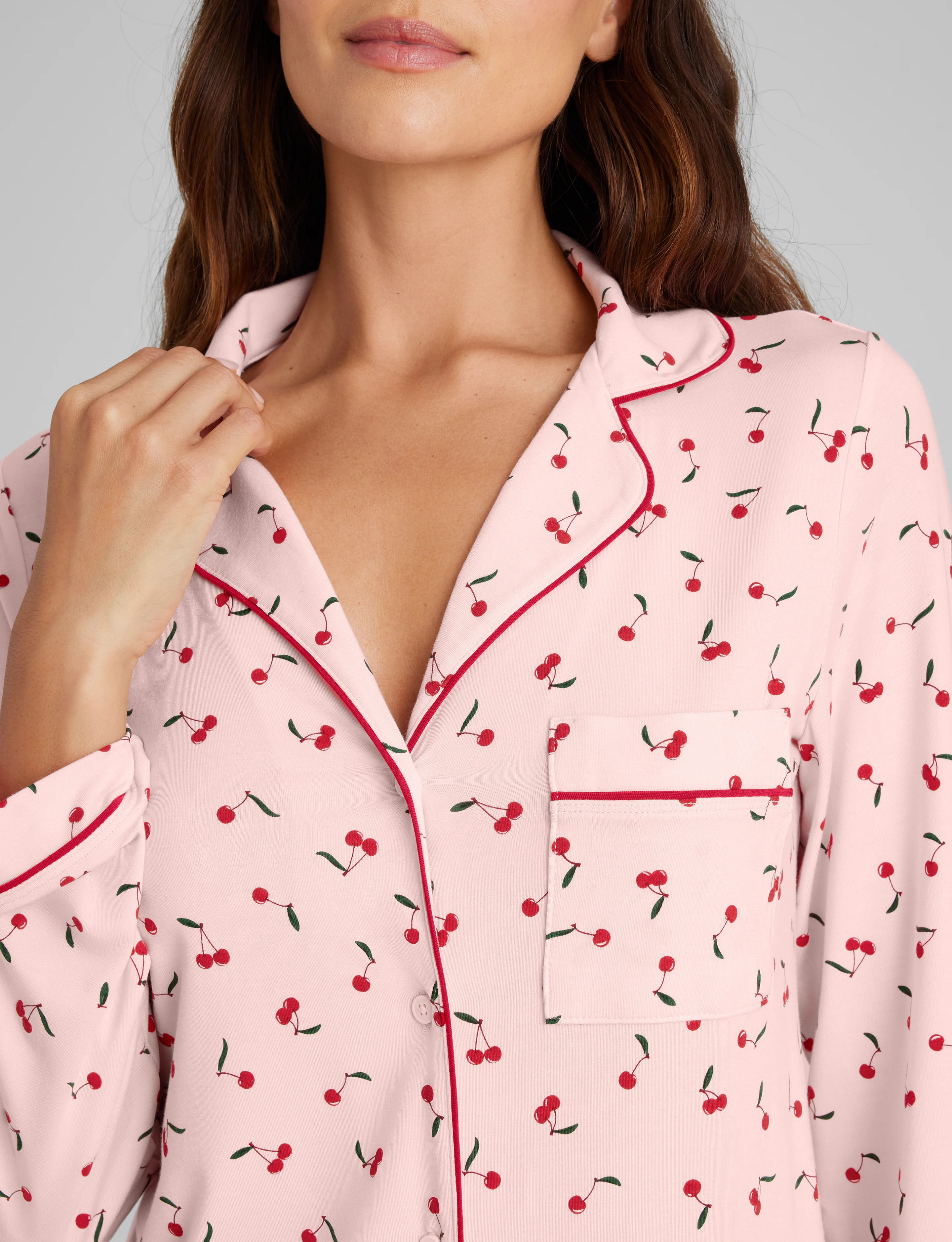 Women's Downtime Long Sleeve Pajama Top & Pant Set | Tommy John