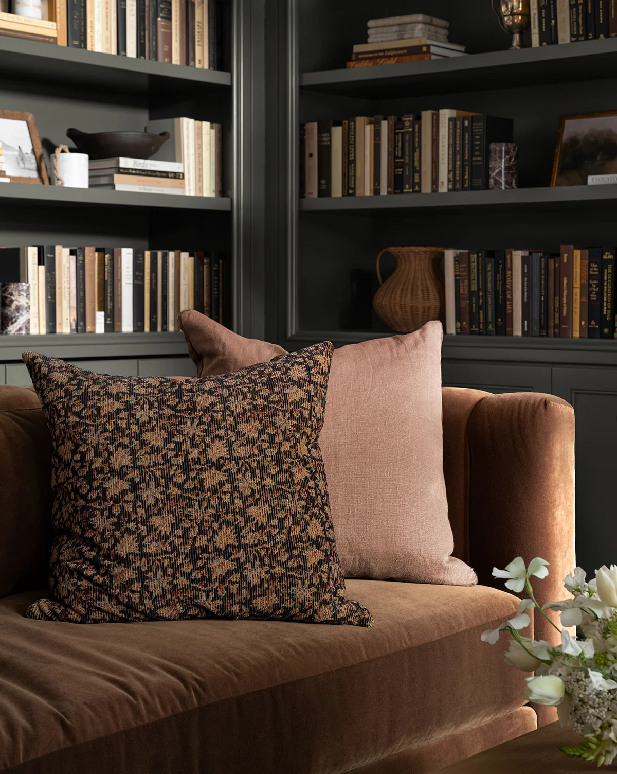 Isolde Velvet Block Print Pillow Cover | McGee & Co. (US)