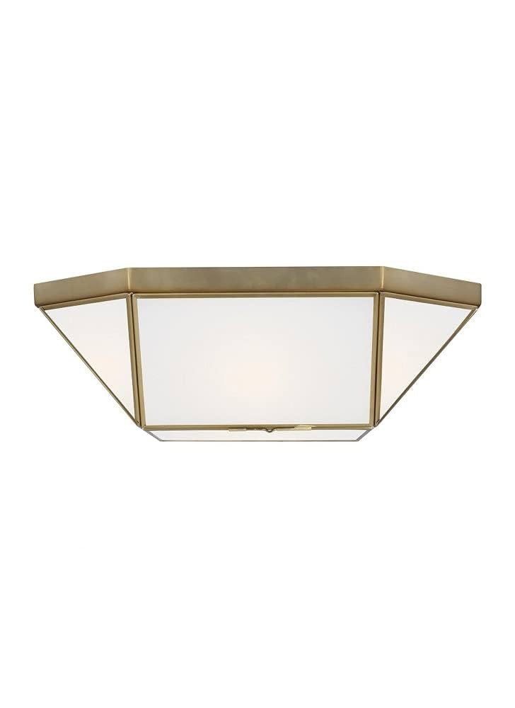 Generation Lighting 2-Light Morrison Ceiling Lamp Satin Brass 7579452-848 | Ceiling Light Fixture... | Amazon (US)