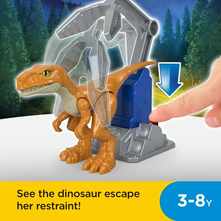 Imaginext Jurassic World Dominion Toddler Child Dinosaur Toy, Plastic Multicolor, 6.35" x 7.55" | Walmart (US)