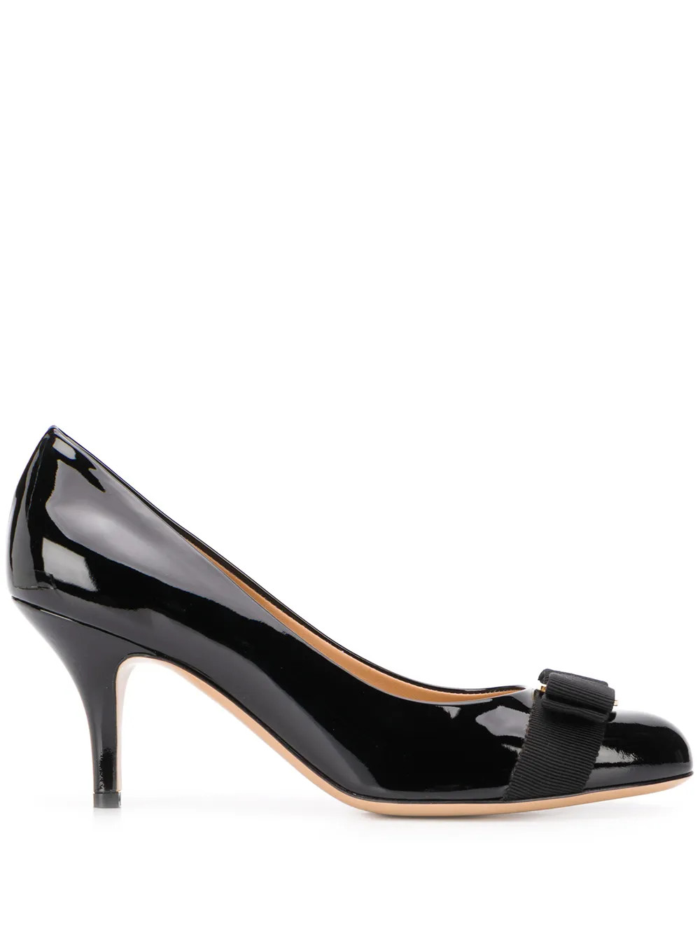 Ferragamo Carla Patent Pumps - Farfetch | Farfetch Global