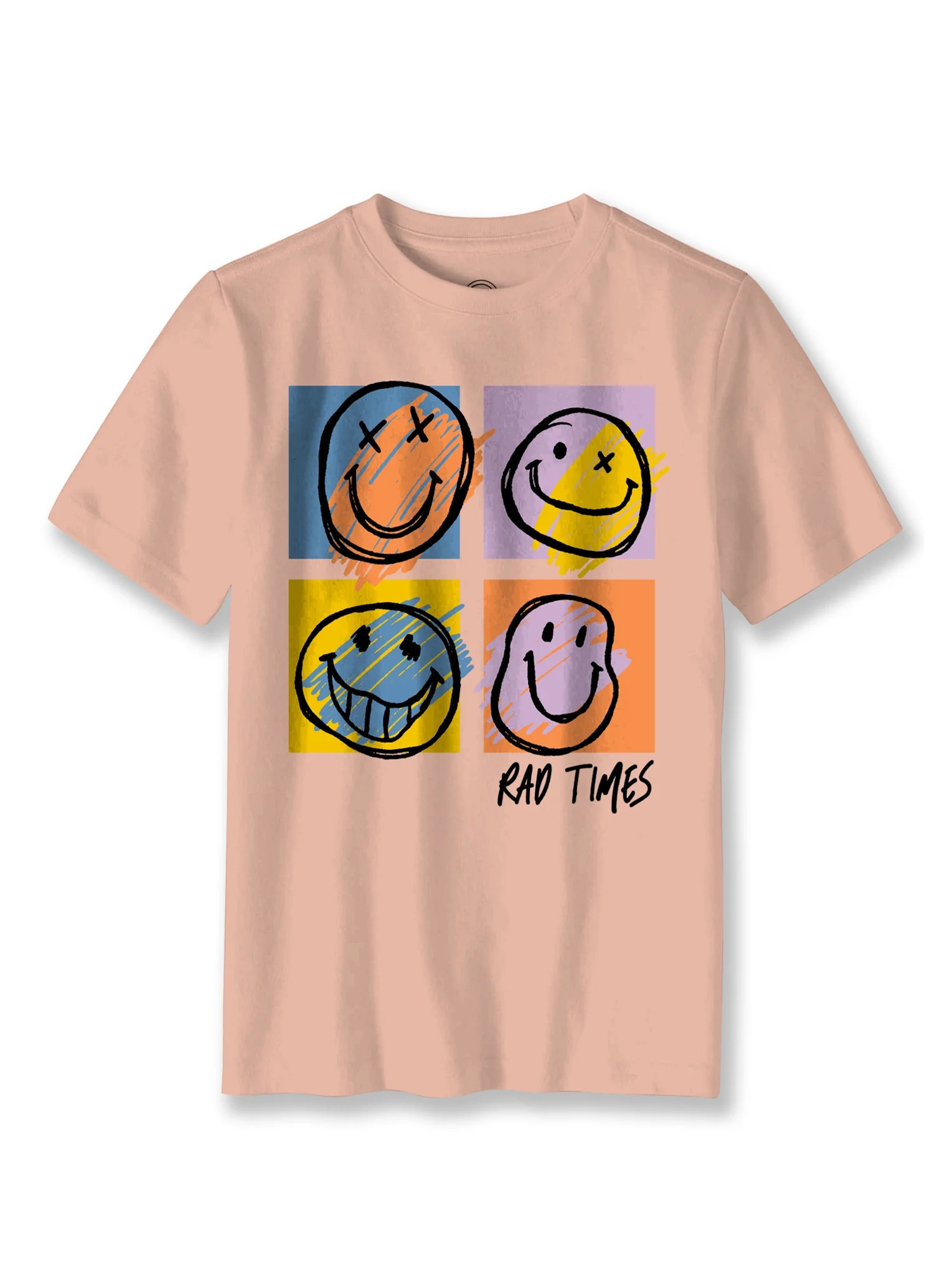 Wonder Nation Boys Rad Times Boxes, Crew Neck, Short Sleeve, Graphic T-Shirt, Sizes 4-18 | Walmart (US)