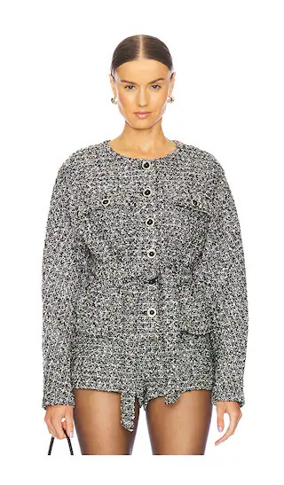 Whitley Jacket in Grey | Revolve Clothing (Global)