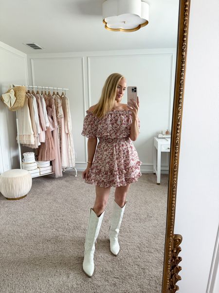 Cutest country concert outfit idea! Can’t believe this dress is from Walmart! Wearing size. Summer dresses // country concert dresses // event dresses // shower dresses // Walmart dresses // Walmart finds // Walmart fashion 

#LTKStyleTip #LTKSeasonal #LTKFindsUnder50