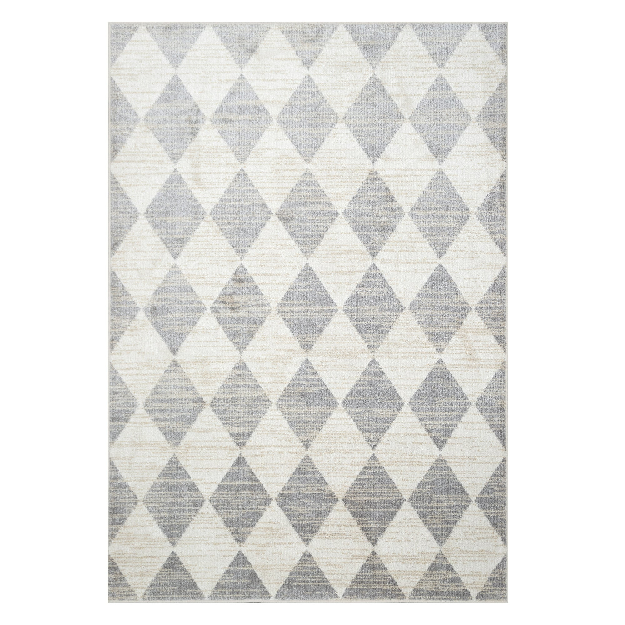 My Texas House Bronwyn 5'3" X 7' Grey Geometric Area Rug | Walmart (US)