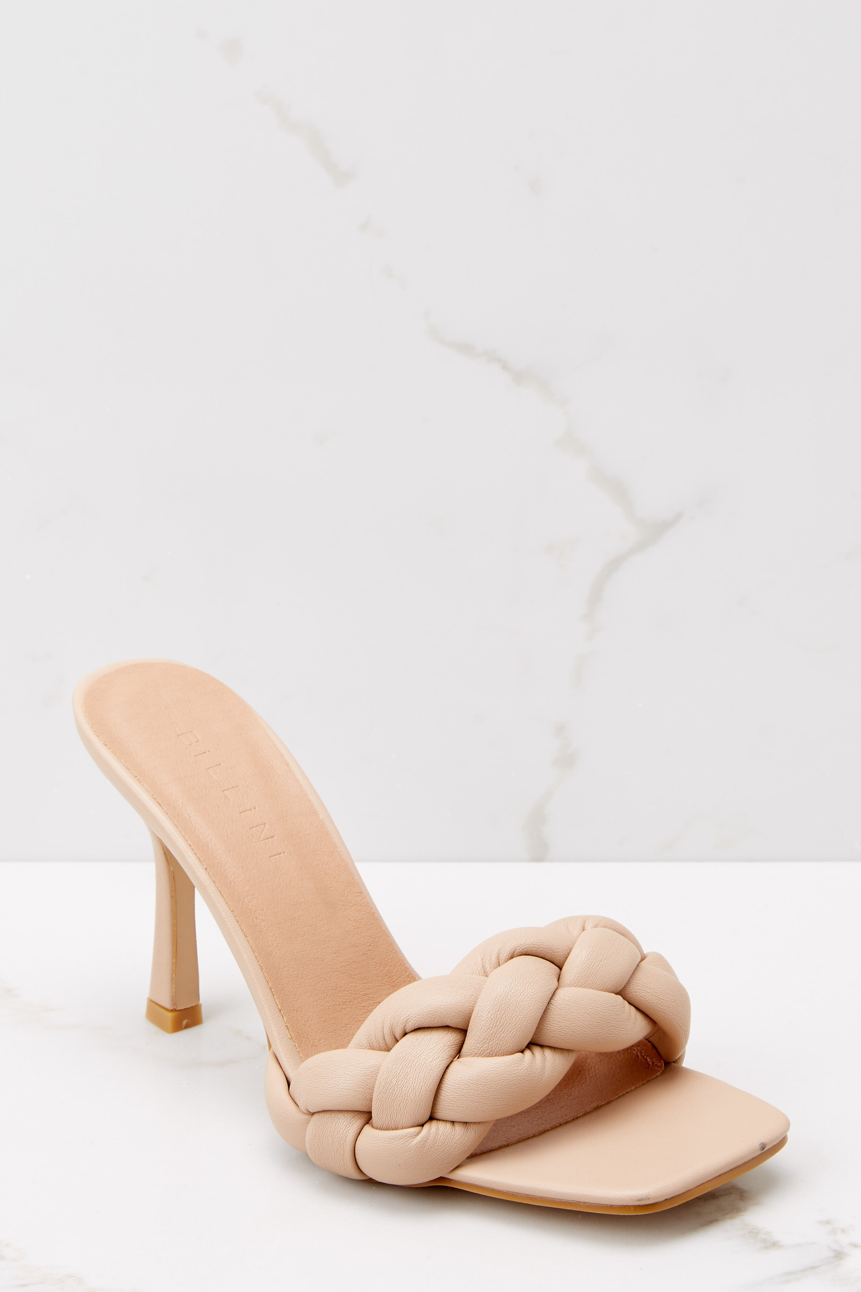 Salida Light Clay Heels | Red Dress 