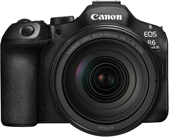 Canon EOS R6 Mark III RF24-105mm F4 L is USM Lens Kit | Amazon (US)