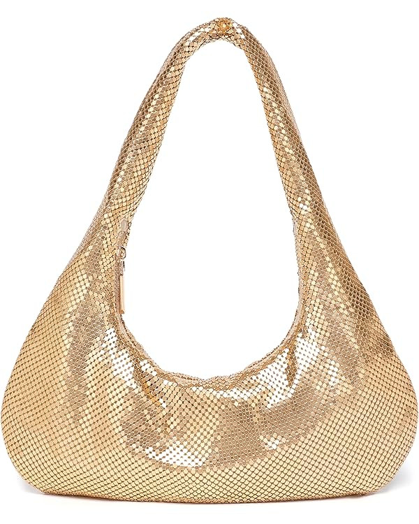 Metallic Evening Bag Small Bling Sparkly Sequin Clutch Purses for Women Dressy Wedding Party Form... | Amazon (US)