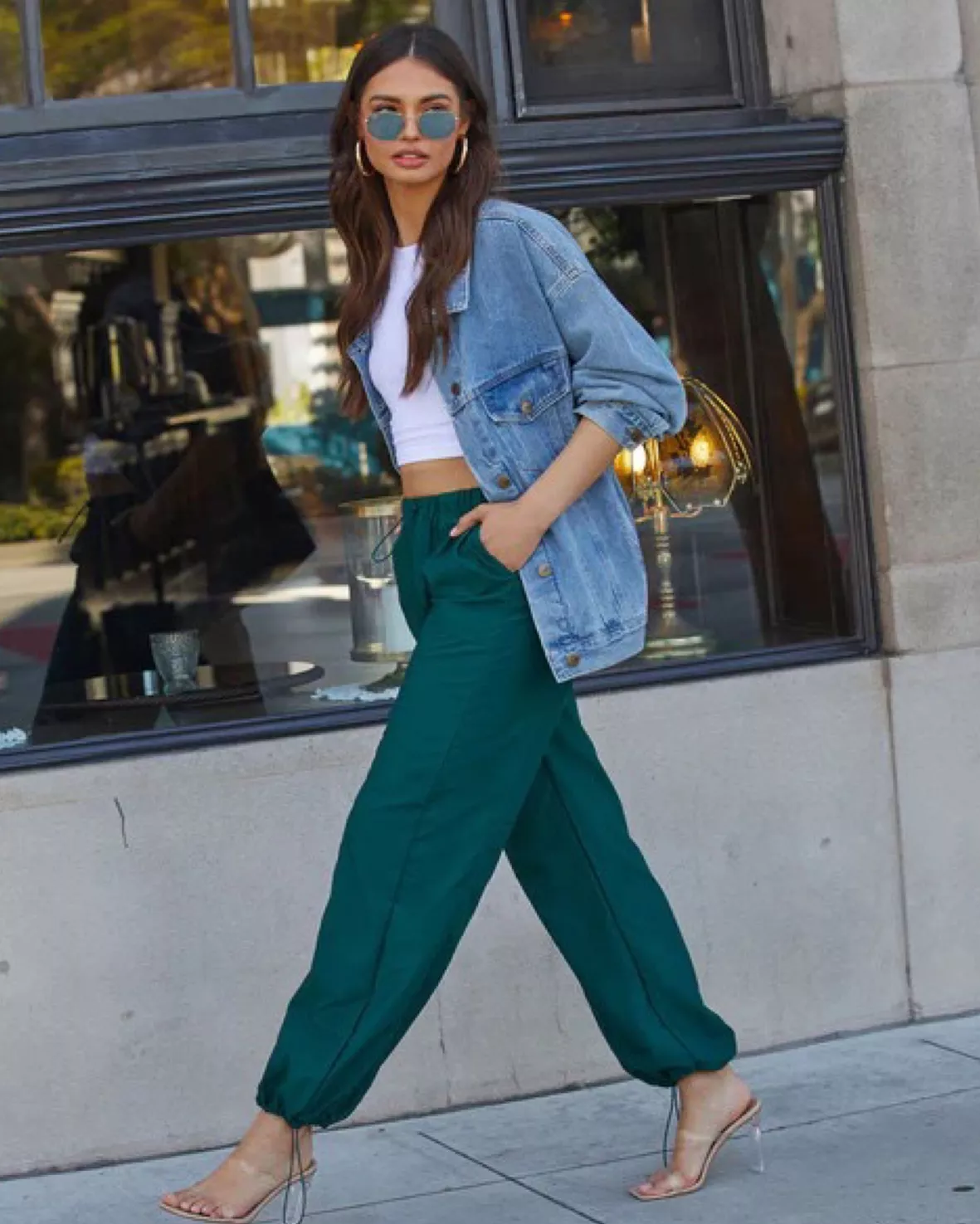 Peyton Trouser Pants in Crepe curated on LTK