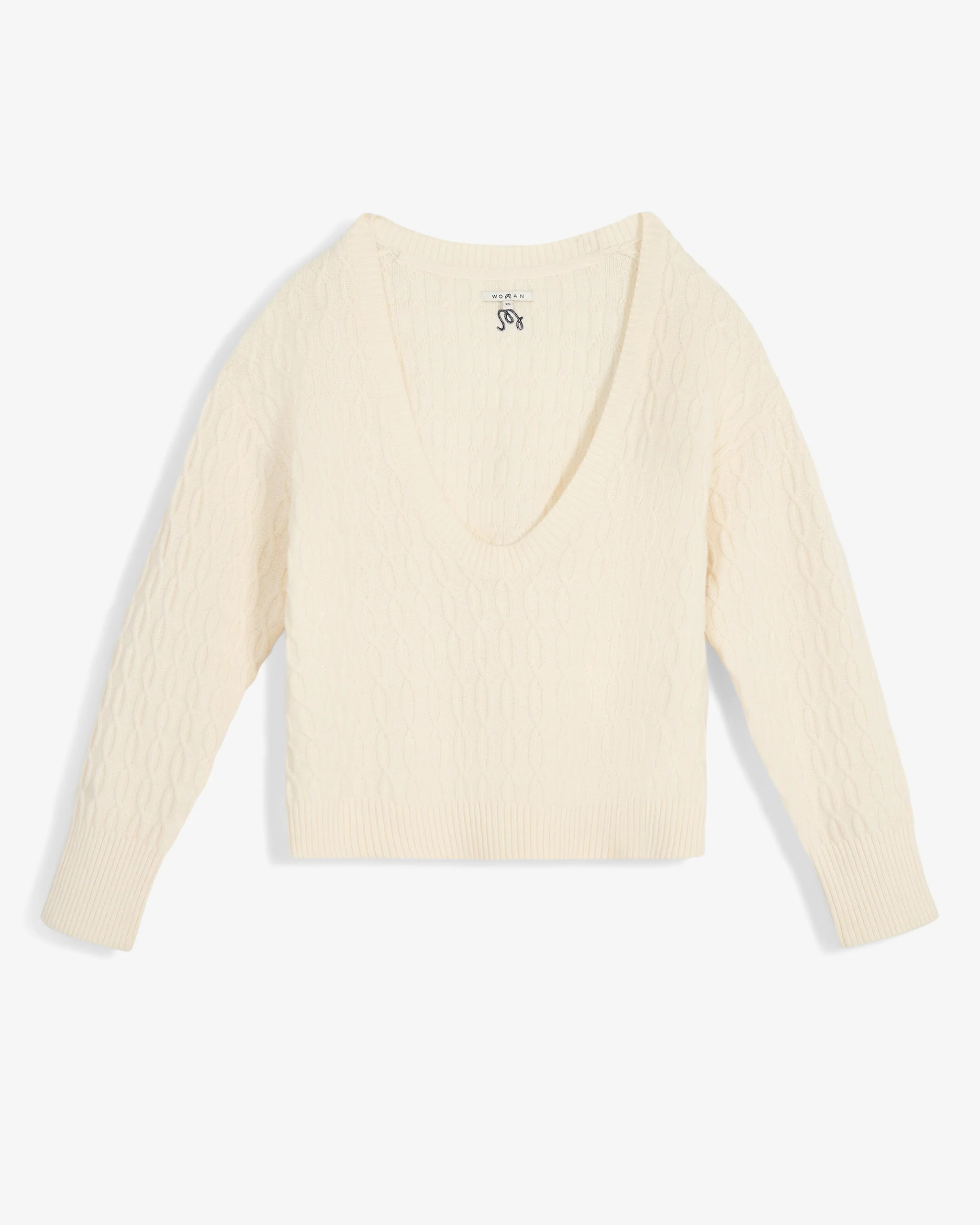 GABRIELLE CABLEKNIT SWEATER | Malbon Golf