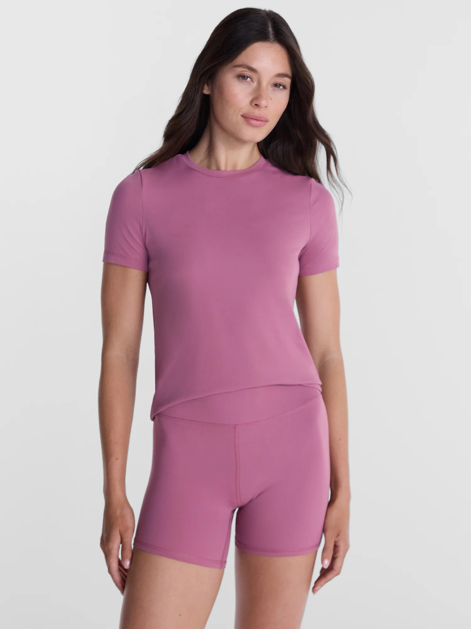 Avia Women’s and Women's Plus SoftSculpt Short Sleeve Tee, Sizes XS-4X | Walmart (US)