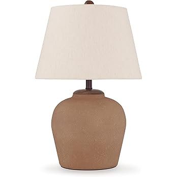 Signature Design by Ashley Scantor Industrial Textured Metal Table Lamp with 3-Way Switch, Light ... | Amazon (US)