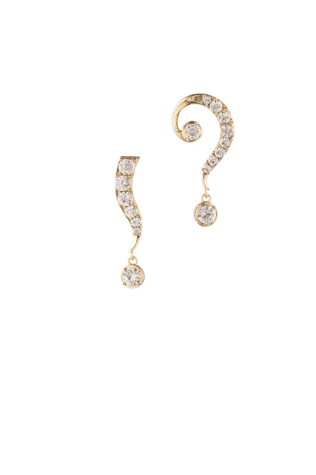 Lulu Frost Question Exclamation Mark Studs | Rent The Runway