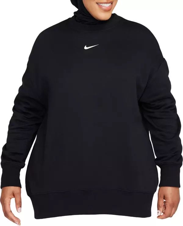 Nike Sportswear Women's Phoenix Fleece Oversized Crewneck Sweatshirt | Dick's Sporting Goods | Dick's Sporting Goods