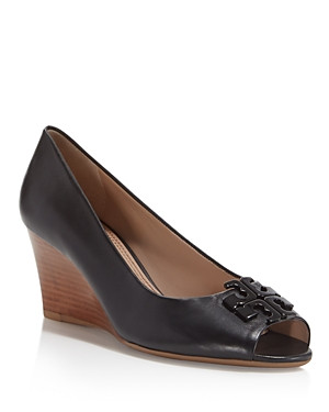Tory Burch Lowell Ii Peep Toe Wedge Pumps | Bloomingdale's (US)