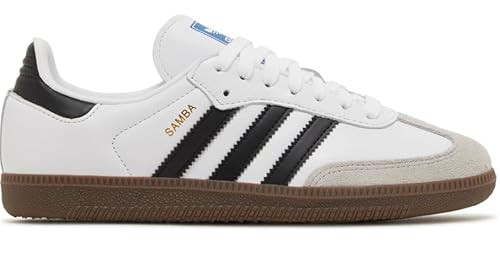 adidas Samba OG Womens White Energy Ink Gum Size | Amazon (US)
