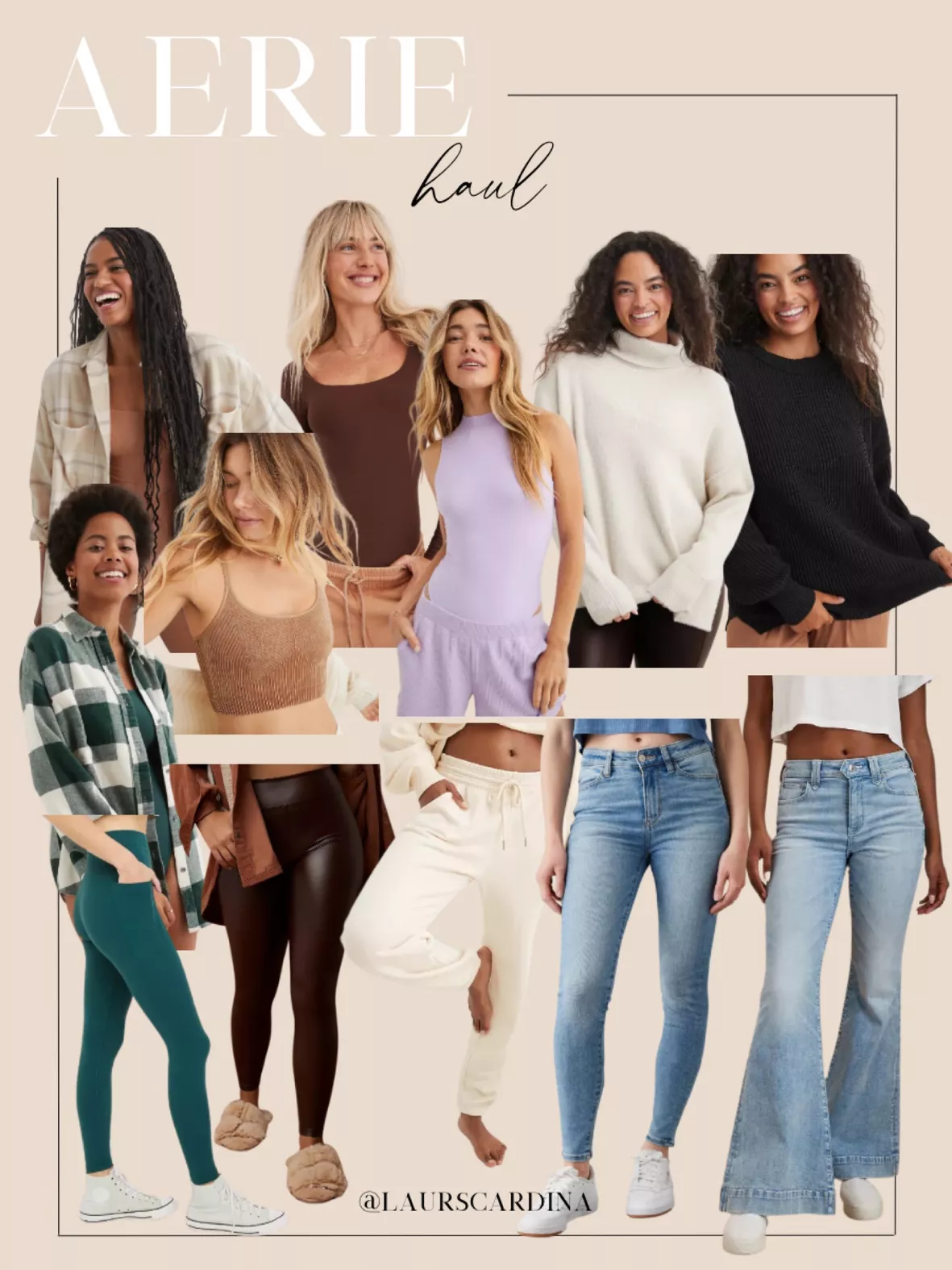 Aerie Play Real Me High Waisted … curated on LTK  Outfits with leggings,  Comfy fall outfits, Casual fall outfits