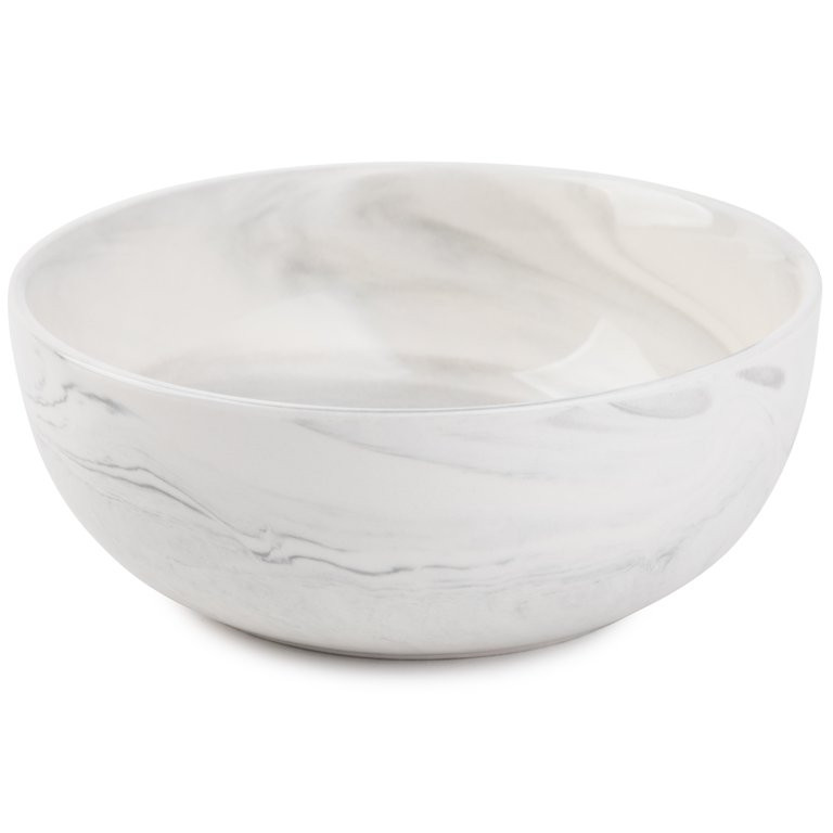 Thyme & Table Dinnerware Grey Marble Stoneware, 12 Piece Set | Walmart (US)