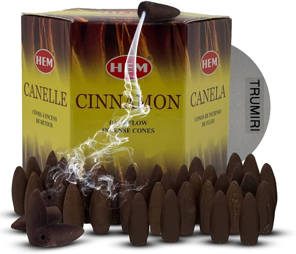 Cinnamon Backflow Incense Cones for Waterfall Aromatic Smoke Fountain Haze Falls and Mat Bundle | Amazon (US)