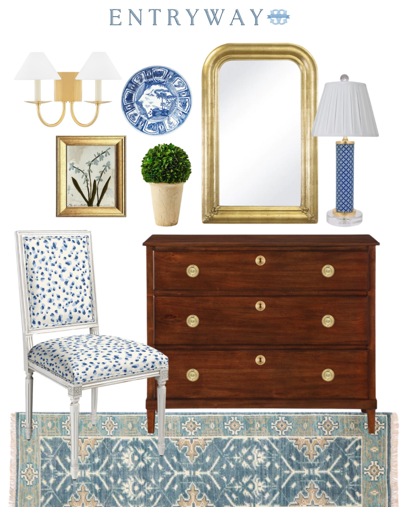 Blue & White Grandmillennial Entryway Decor💙

Home Decor, Accent Chest, Accent Chair, Entryway, Mirror, Lamp, Runner Rug

#LTKhome