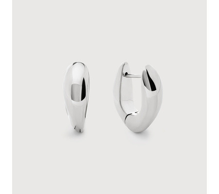 Nura Reef Medium Hoop Earrings | Monica Vinader (Global)