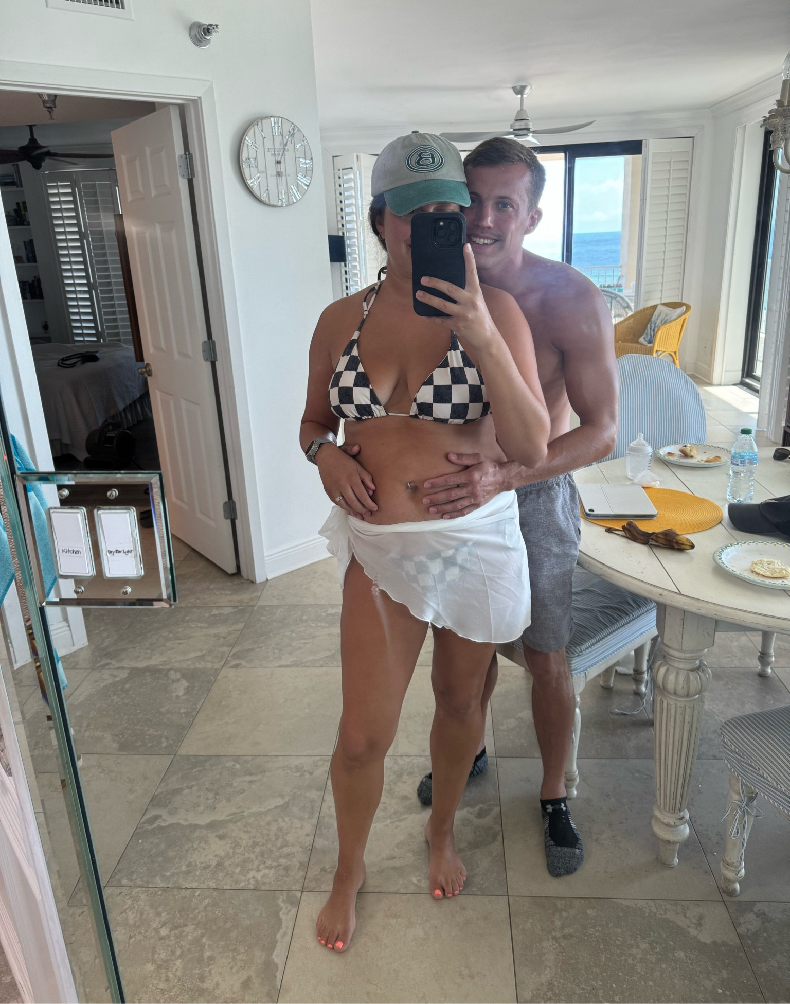 Sheer Cover up for cheeky swim