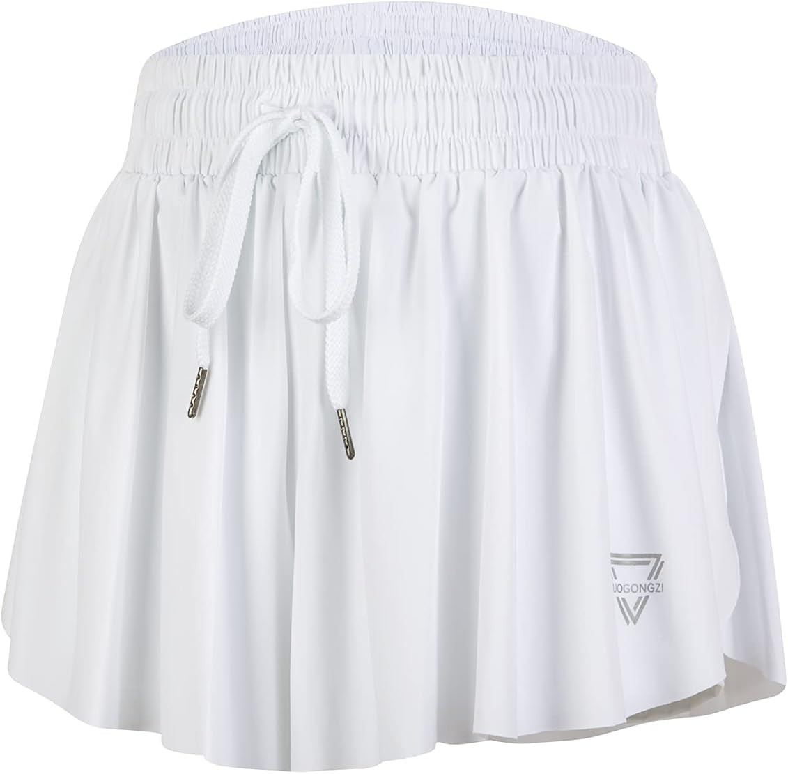 luogongzi 2 in 1 Flowy Running Shorts for Women Gym Yoga Athletic Womens Workout Biker Spandex Loung | Amazon (US)