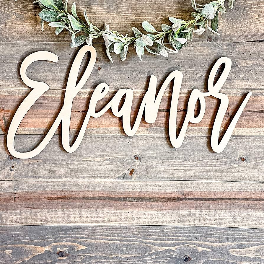 Mailbox Happiness Baby Name Signs for Nursery – Customized Wooden Name Sign – Name Wall Décor for Nu | Amazon (US)