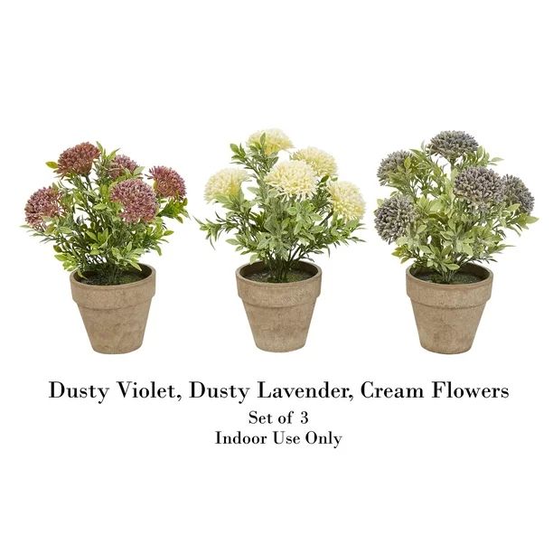Pure Garden Faux Flowers – Assorted Natural Lifelike Floral Arrangement and Imitation Greenery ... | Walmart (US)