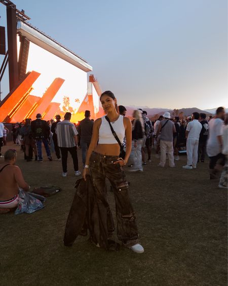 It was FREEZING at night weekend 1 at Coachella. After night 1 in my skirt this outfit was SO MUCH more me. This outfit was super comfy and warm yet a statement! 

#LTKSeasonal #LTKFestival #LTKstyletip
