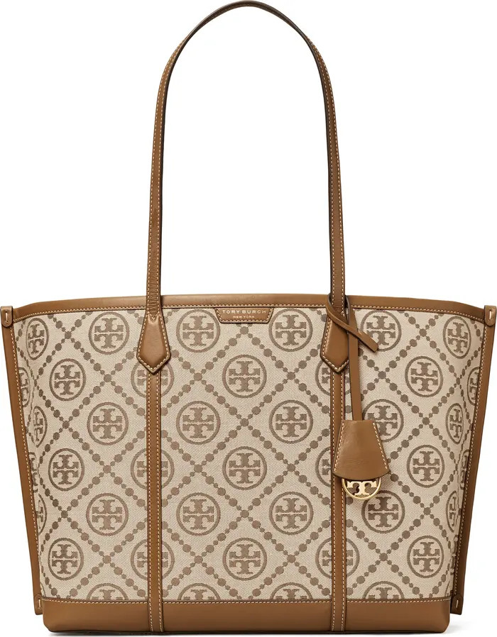 Perry T Monogram Jacquard Triple Tote | Nordstrom