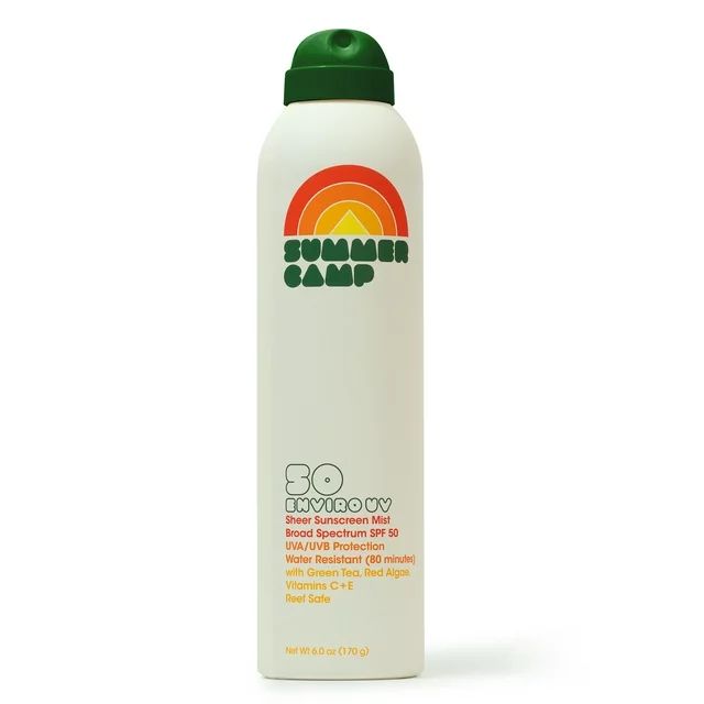 Summer Camp EnviroUV Sheer Sunscreen Mist SPF 50 | Walmart (US)