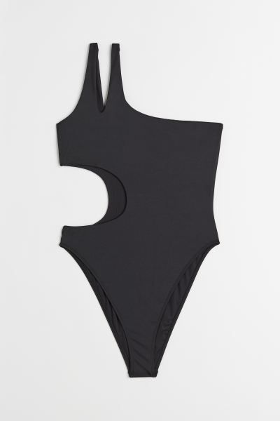 High Leg One-shoulder Swimsuit | H&M (US + CA)