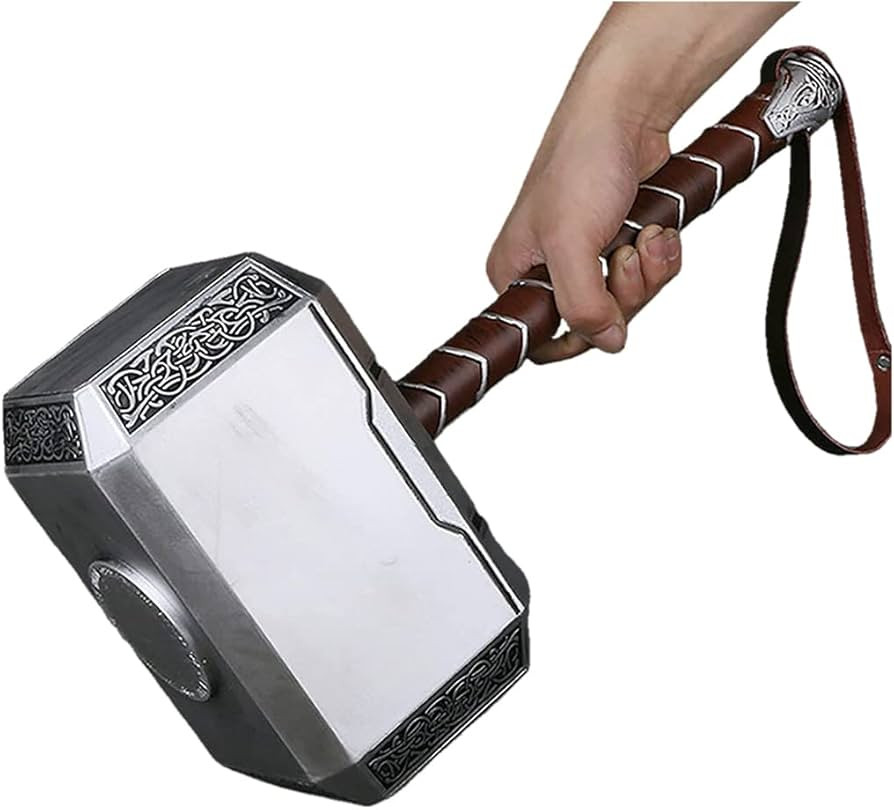 damdos 44cm Thoss Hammer Foam Made Cosplay Prop Thunder Hammer Collector Birthdays Gifts | Amazon (CA)