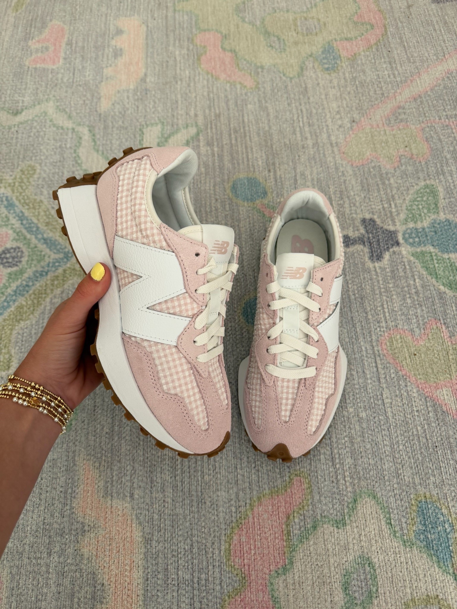 Obsessed with these shoes! They add a pop of color to any outfit and the gingham detail is perfect!

Pink Sneaker, Summer Shoes

#LTKootd #LTKSeasonal