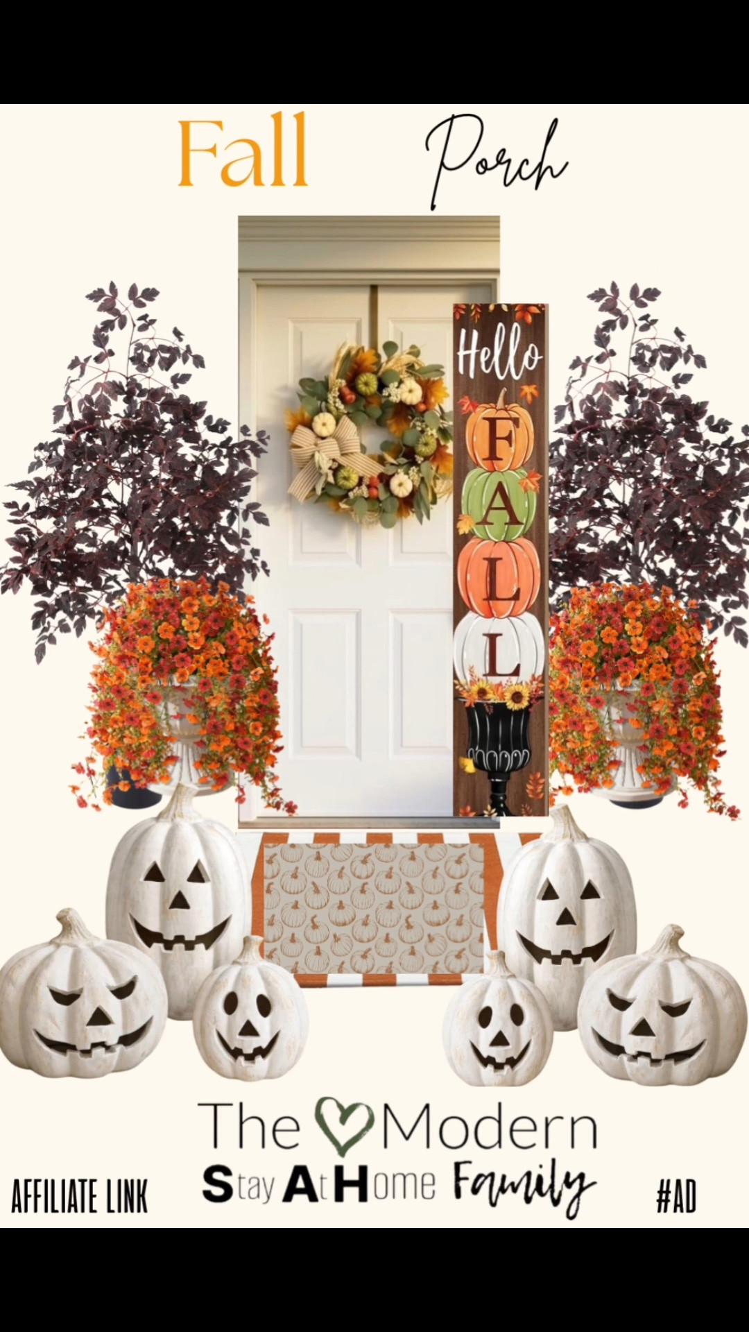 It’s never too early to start planning a cozy fall front porch! 🍂 If you’re dreaming of warm autumn vibes, these fall porch decor favorites make it easy to create a welcoming entryway. From layered doormats and seasonal wreaths to pumpkins, lanterns, cozy outdoor pillows, and rustic accents, these affordable finds help you decorate your front porch for the season without overspending. Whether you love modern farmhouse, classic cottage, or timeless neutral decor, these pieces mix and match beautifully for an inviting autumn look. Save this inspiration for your fall decorating and shop all of my favorite porch finds in one place!

fall porch decor, fall front porch decor, front porch decorating ideas, autumn porch decor, outdoor fall decorations, fall porch ideas, fall entryway decor, cozy fall home decor, farmhouse fall decor, neutral fall decor, rustic fall porch, pumpkin porch decor, outdoor lanterns, layered doormats, fall wreath, fall welcome mat, harvest decor, autumn decorating ideas, seasonal home decor, front door decor, porch styling ideas, outdoor decorating ideas, fall home inspiration, cozy home aesthetic, autumn home decor, porch decor inspiration, fall decorating inspiration, outdoor fall styling, neutral home decor, cottage style decor

#LTKSeasonal #LTKHome #LTKSaleAlert