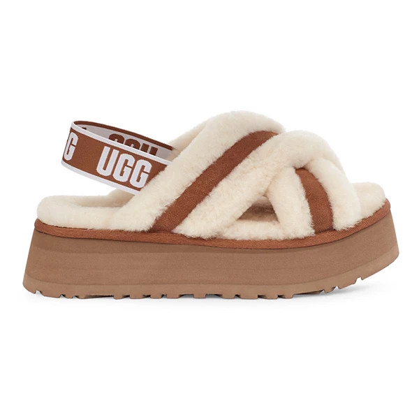 Women's UGG Disco Cross Slide Slippers | Scheels