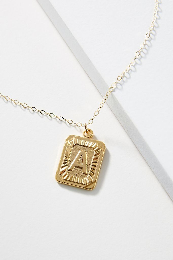 Whim Monogram Pendant Necklace | Anthropologie (US)